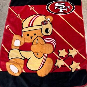 San Francisco 49ers Teddy Bear Blanket